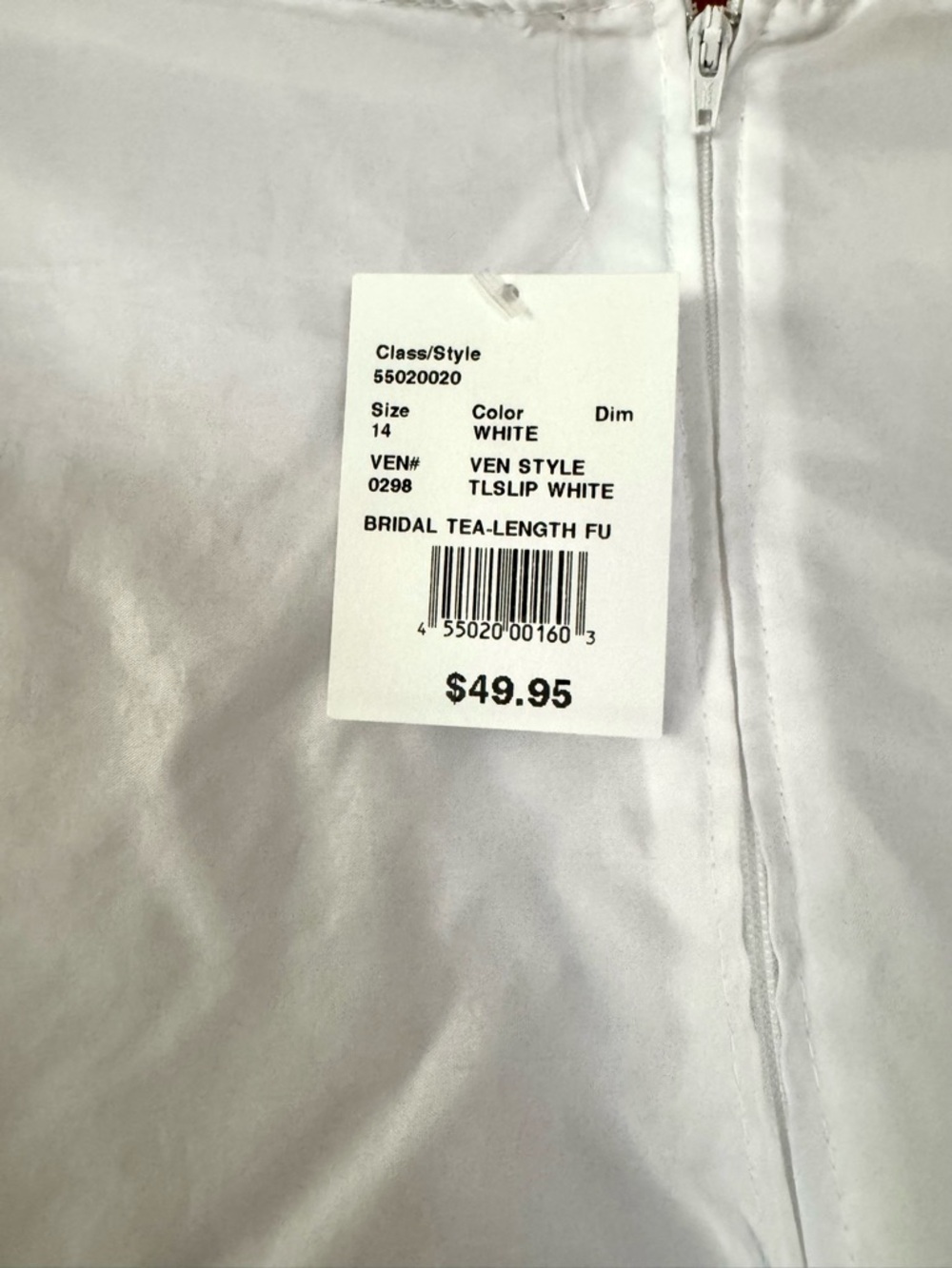 NWT David’s Bridal white tulle very full crinoline / petticoat 14 - Picture 6 of 9
